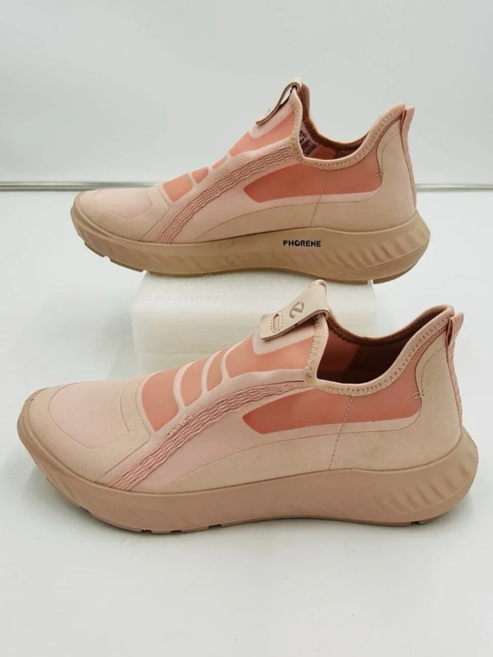 ECCO Phorene ALPHA Slip-on Sneaker Shoes Pink Womens EUR 40 US 9 / 9.5 Fluidform